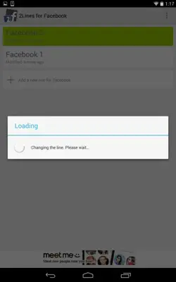 2Lines for Facebook android App screenshot 0